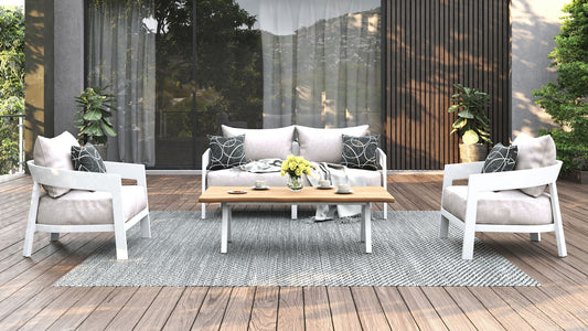 vento alu 3 seater sofa