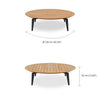 dorus round coffee table