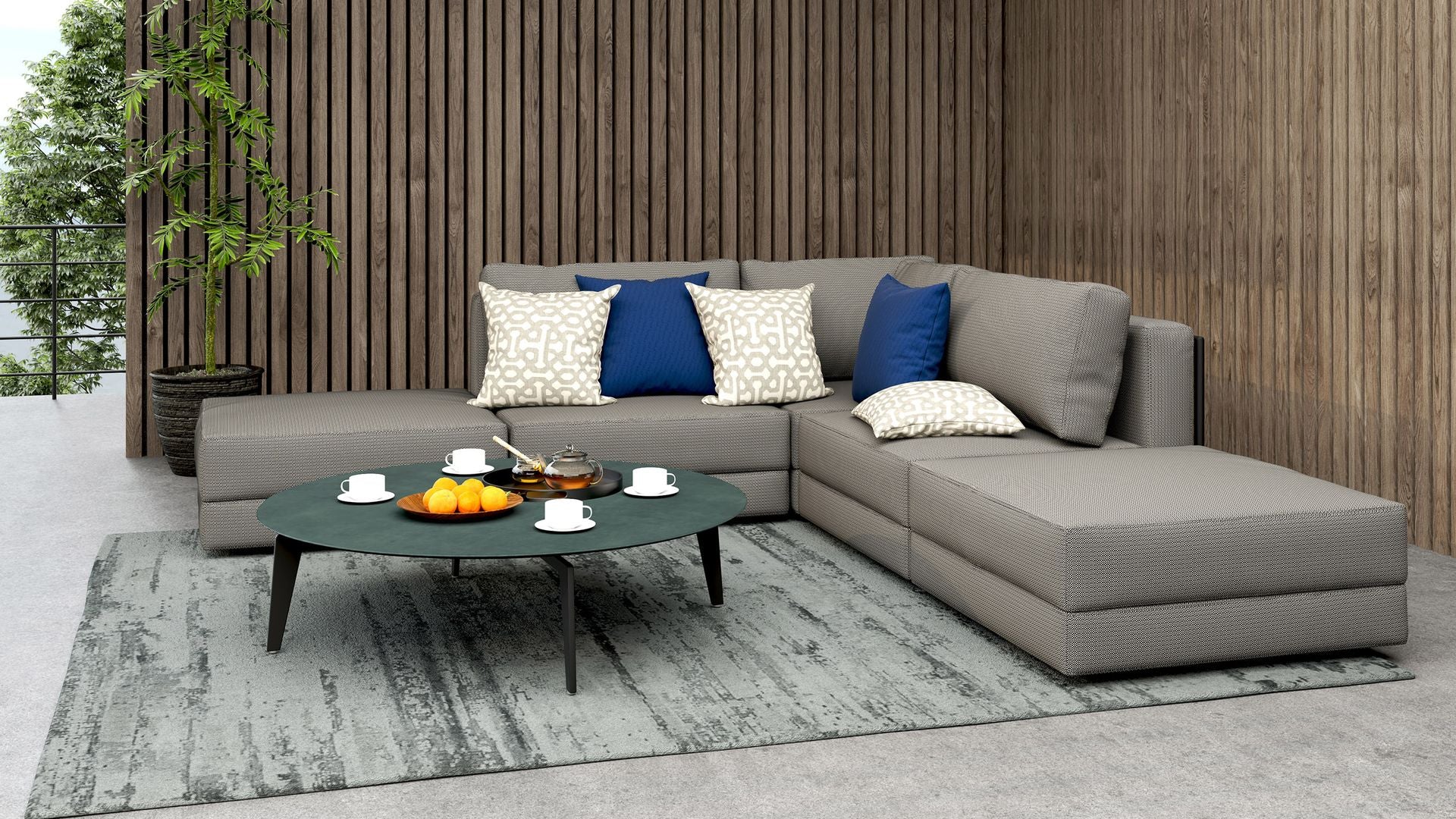 Dorus Coffee Table Round 120 Ceramic