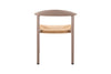 manhattan alu dining chair teak arm
