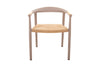 manhattan alu dining chair teak arm