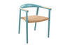 manhattan alu dining chair teak arm