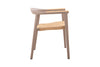 manhattan alu dining chair teak arm