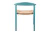 manhattan alu dining chair teak arm