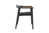 manhattan alu dining chair teak arm