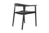manhattan alu dining chair teak arm