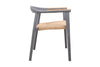 manhattan alu dining chair teak arm