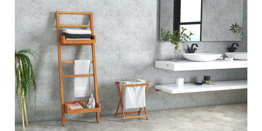 largent freestanding towel stand