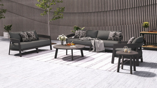 vento alu 3 seater sofa