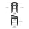 vento alu counter stool