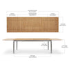 ara extension dining table