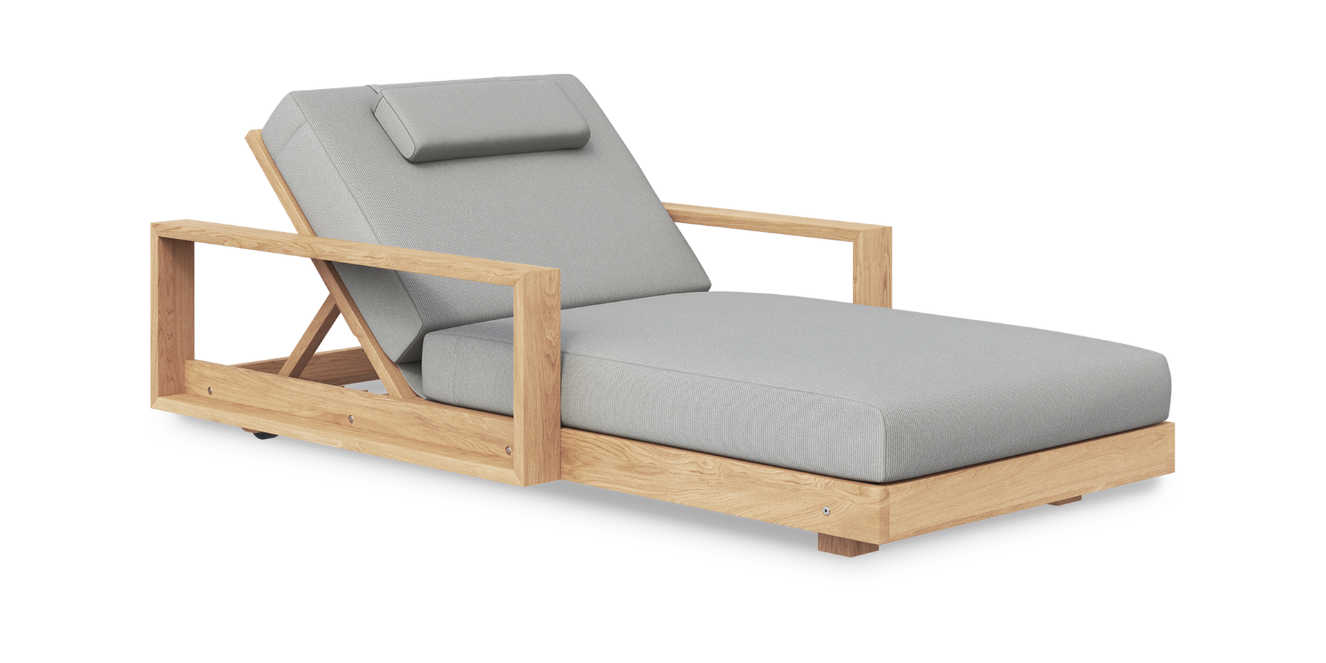 Brie Single Lounger with Arm