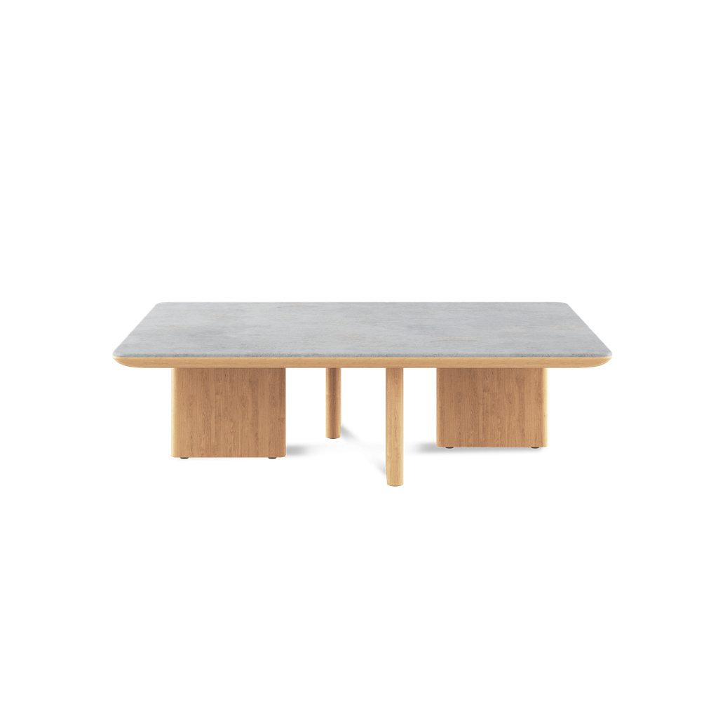 Hina Square Coffee Table Ceramic Top