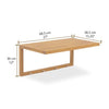 haven shelf with hooks