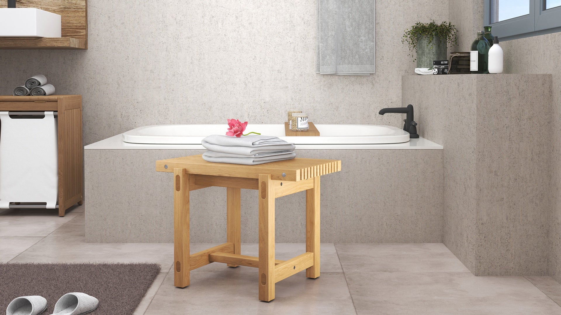 Elliot Bathroom Stool