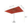 ocean rectangular umbrella