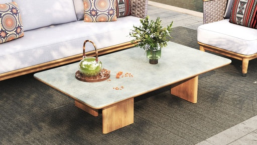 Hina Recta Coffee Table 150 Ceramic Top