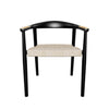 manhattan alu dining chair teak arm