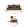 vento 2 seater sofa